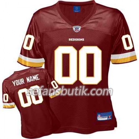 Washington Redskins Tröjor Custom Röd - Dame Washington Redskins Tröjor Custom Röd - Dame